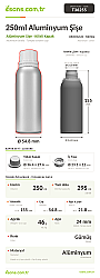 250ml Aluminyum Şişe - 2