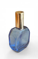 Hexa Blue 50ml Vidalı Parfüm Şişesi Takımı - Mavi - 2