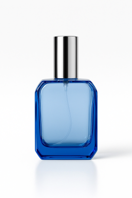 Hexa Blue 50ml Vidalı Parfüm Şişesi Takımı - Mavi - Şelale