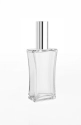 Vidalı İnce Belli Açık Parfüm Şişesi - 50ml - 1