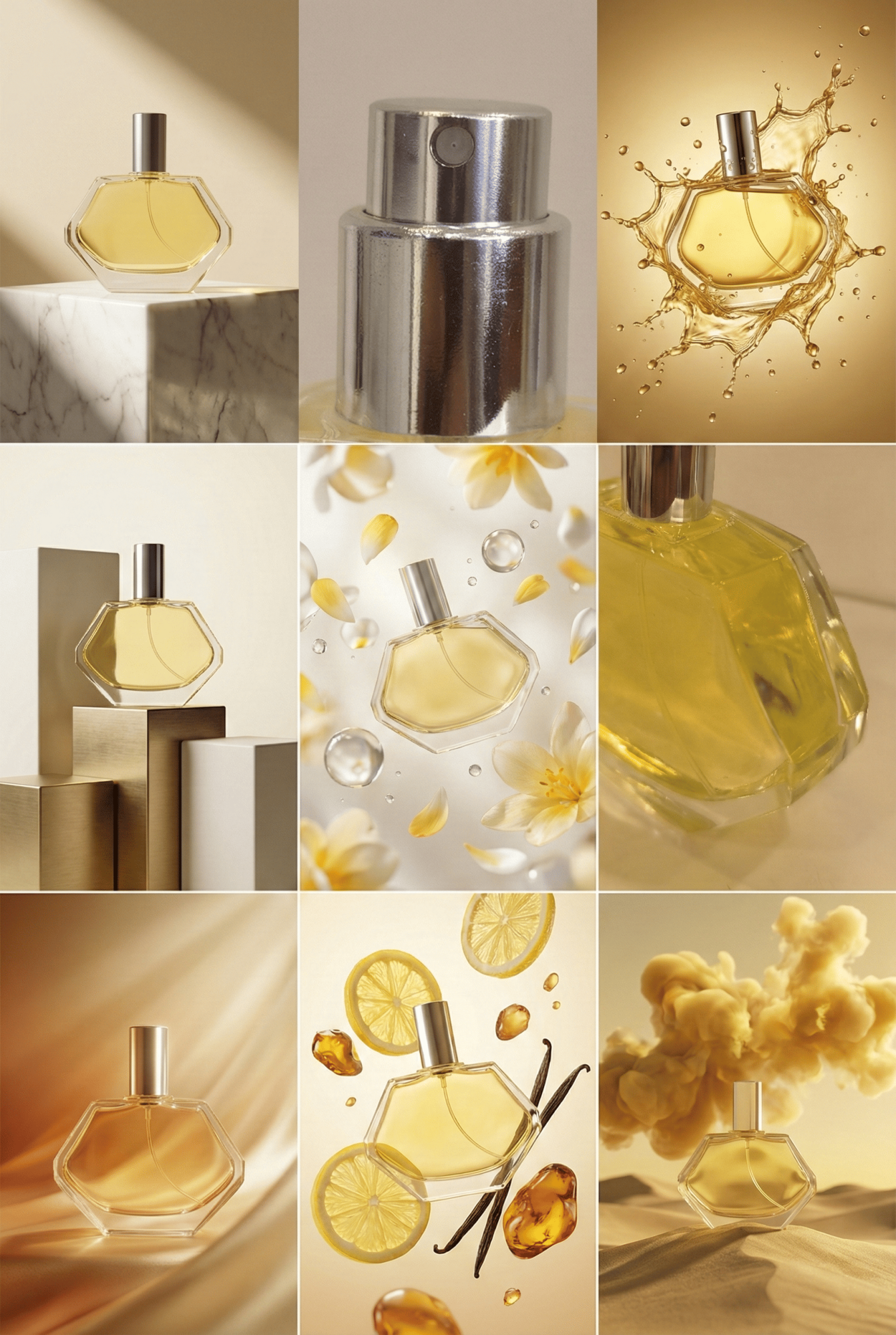 POLYGON 90ml Parfüm Şişesi Takımı - Şelale (1)