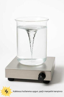Manyetik Karıştırıcı (3000Rpm) - Şarjlı - Şelale