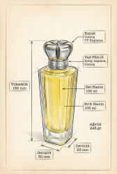 VOPO CROWN 100ml Parfüm Şişesi Takımı - Gümüş - 2